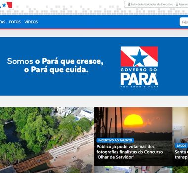 Imagem - Site e redes oficiais do Governo do Pará voltam ao ar após período eleitoral