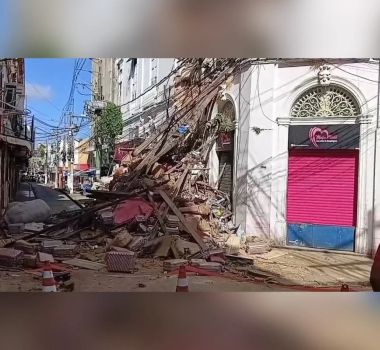 Imagem - Trecho da 13 de Maio, em Belém, segue interditado três meses após desabamento de parte de casarão