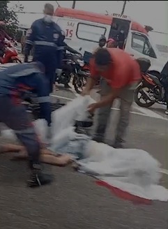Acidente na avenida Augusto Montenegro deixa um motociclista morto