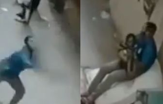 Vídeo: Homem salva criança que caiu de prédio no Egito