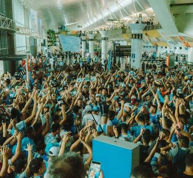 Imagem - Torcida do Paysandu prepara “Aerolobo” em Brusque