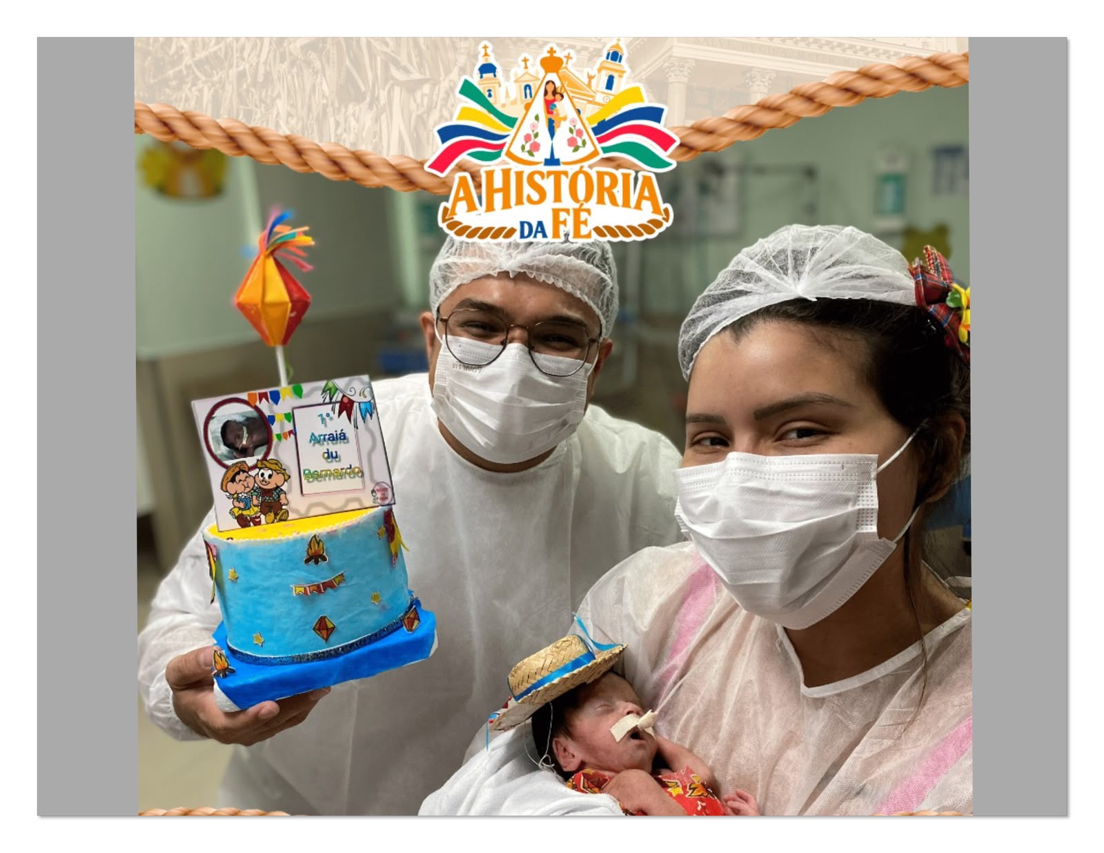 Mãe encontrou na devoção a Nossa Senhora de Nazaré uma forma de enfrentar o medo de perder outro bebê.