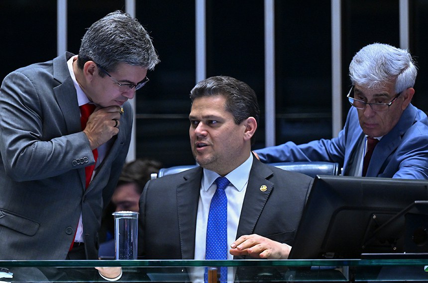 Presidente do Senado, Davi Alcolumbre.