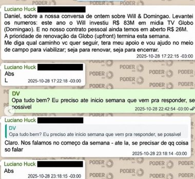 Imagem - PF encontra mensagens e revela negócios de Luciano Huck com Daniel Vorcaro e contrato de R$ 26 milhões