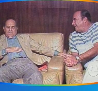 Imagem - Rômulo Maiorana encontra Tancredo Neves durante o Círio de Nazaré de 1984