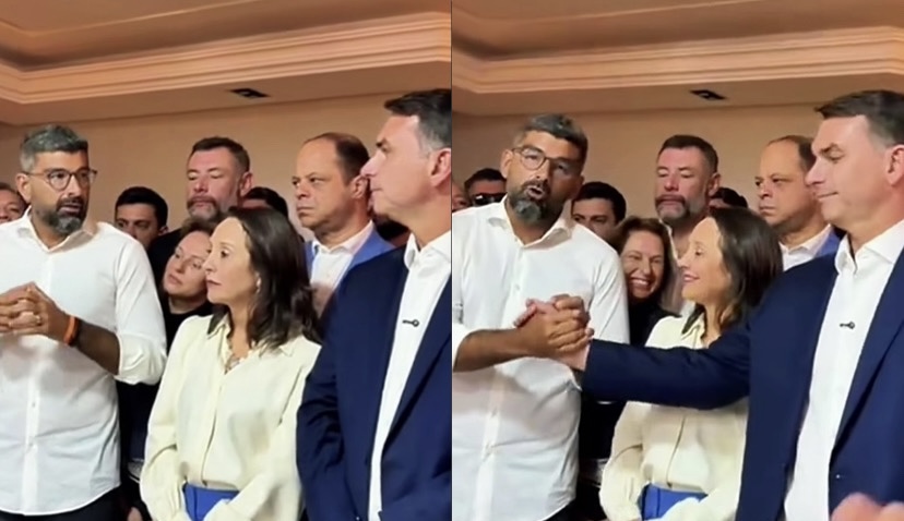 Governador eleito do Pará apareceu ao lado de Flávio Bolsonaro e Tarcísio de Freitas em vídeo divulgado nas redes sociais