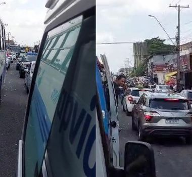 Imagem - Fiéis relatam falta de agentes de trânsito durante a Romaria Rodoviária em Ananindeua