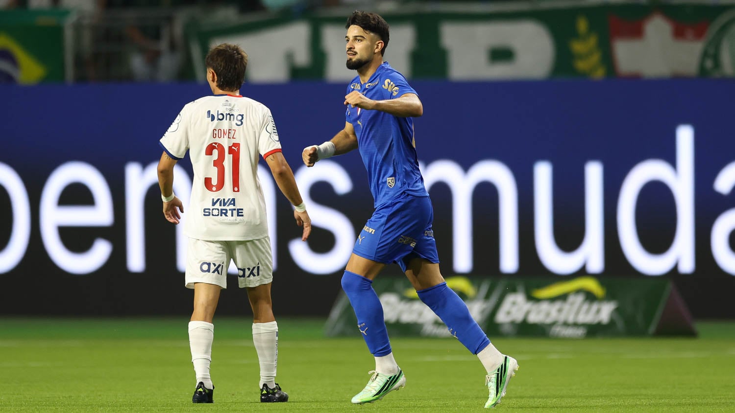 Flaco López marcou o gol da vitória do Verdão - 