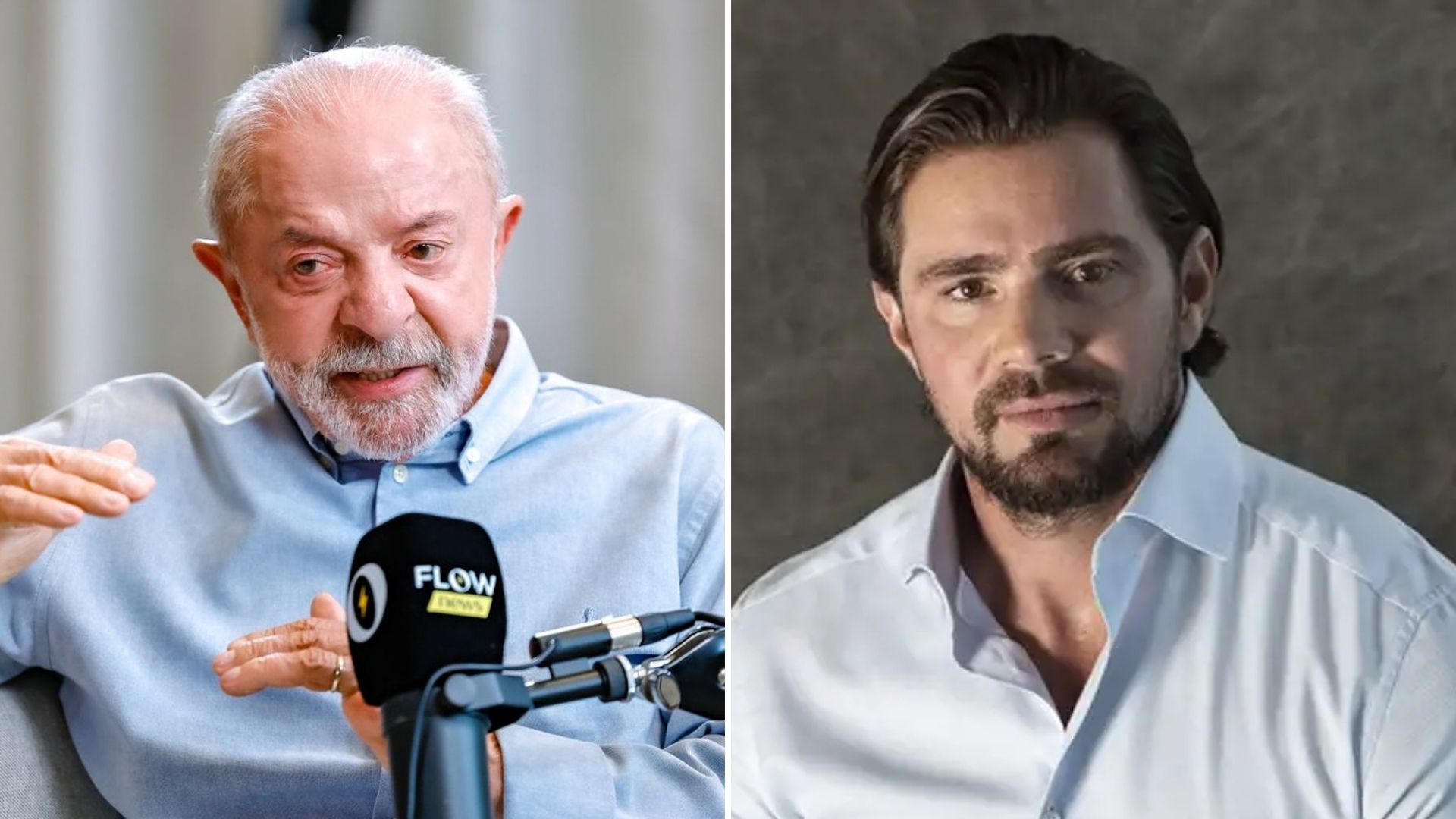 Presidente Luiz Inácio Lula da Silva e o ex-banqueiro Daniel Vorcaro.