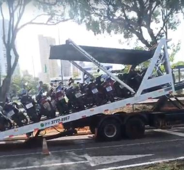 Imagem - Motos com irregularidades e registros de roubo são apreendidas durante moto romaria em Belém
