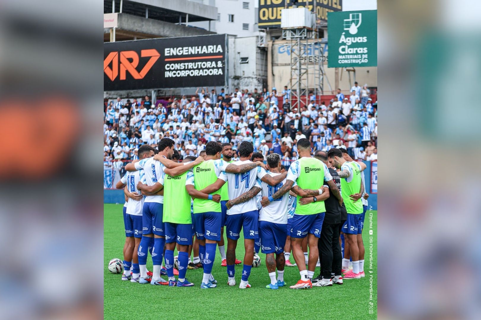 Imagem - Partida entre Brusque x Paysandu é suspensa
