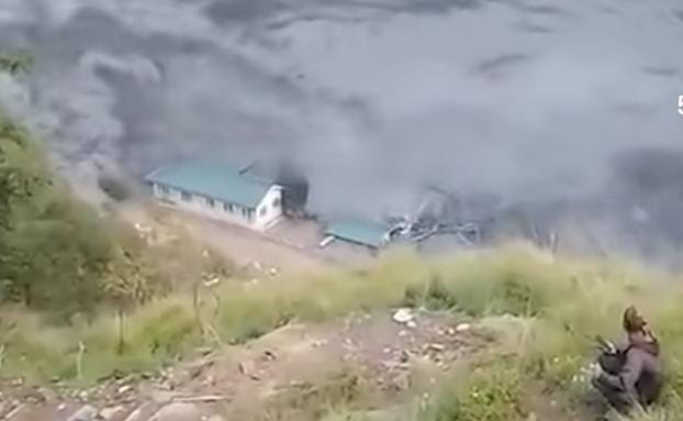 Imagens impressionam pela velocidade da enxurrada -