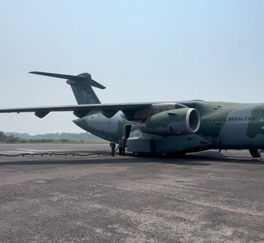 Imagem - Cargueiro da FAB inicia operação contra incêndios no Amazonas