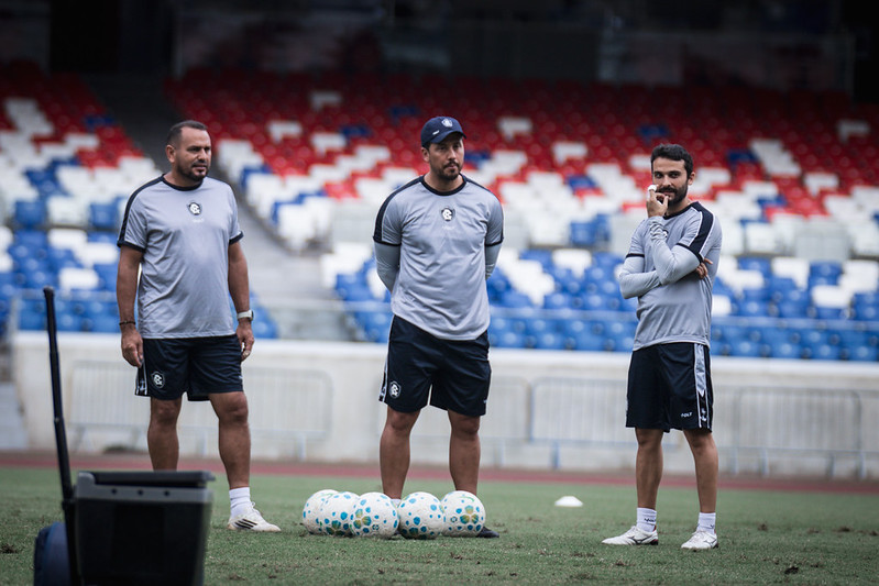 Treinador azulino reconheceu bom desempenho do time contra o Vasco - 