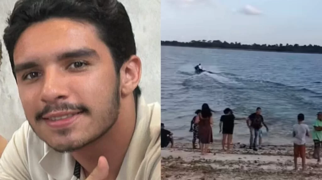 Guilherme Henrique Lima de Oliveira, de 19 anos, passeava nas proximidades da orla de Breu Branco quando a moto aquática virou.