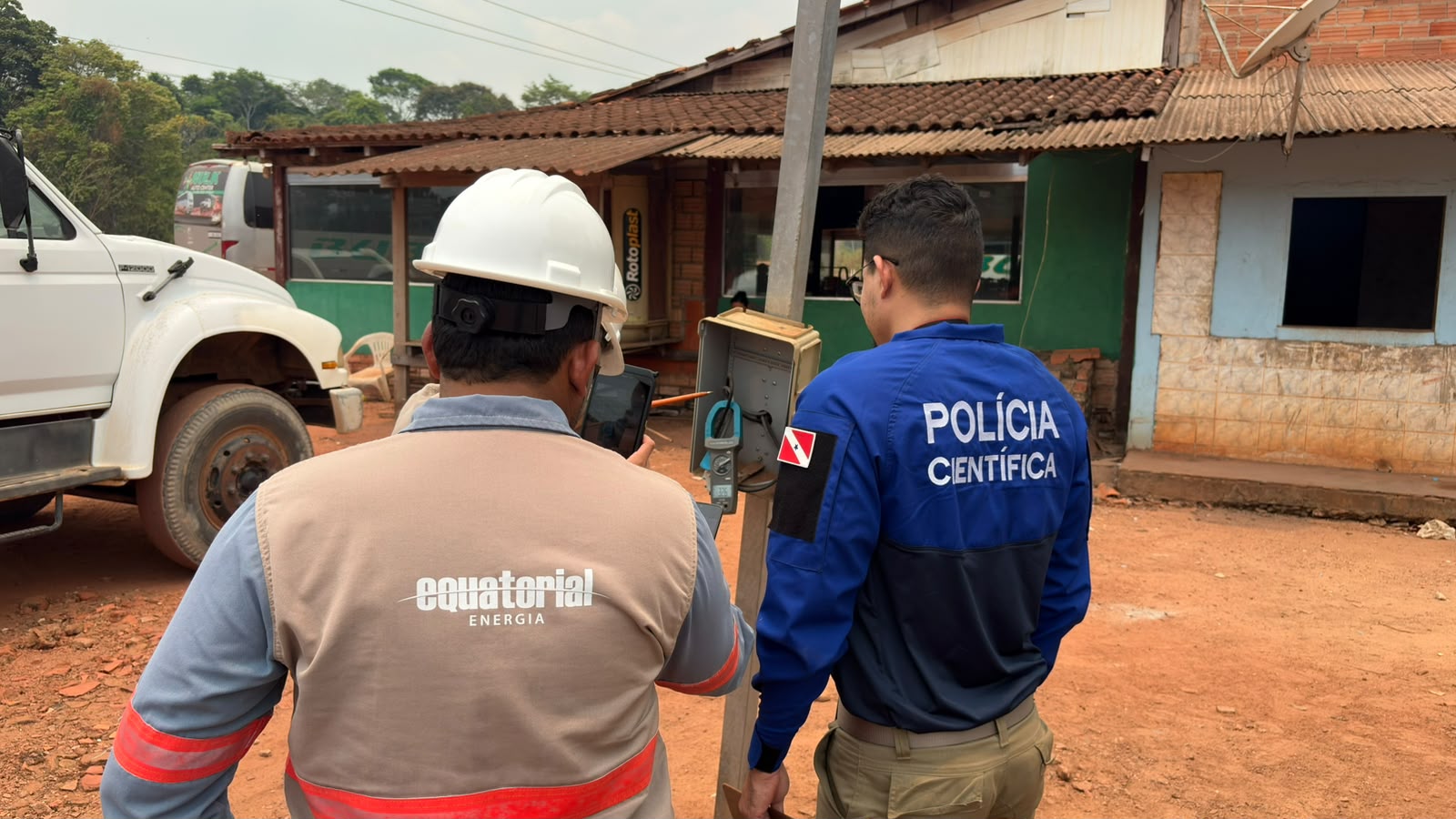 Fiscalização identificou ligação clandestina em estabelecimento localizado às margens da BR-163, no oeste do Pará.
