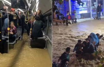 Temporal histórico inunda ruas, deixa dois mortos e paralisa serviços na Turquia