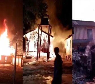 Imagem - Incêndio destrói escola municipal na zona rural de Óbidos