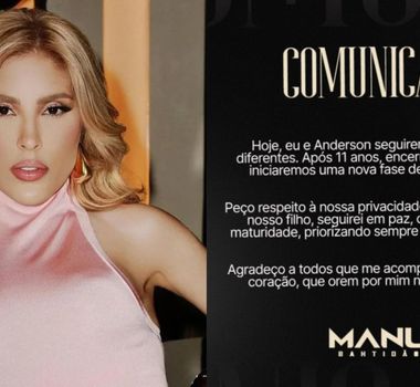 Imagem - Manu Bahtidão anuncia fim de casamento após 11 anos