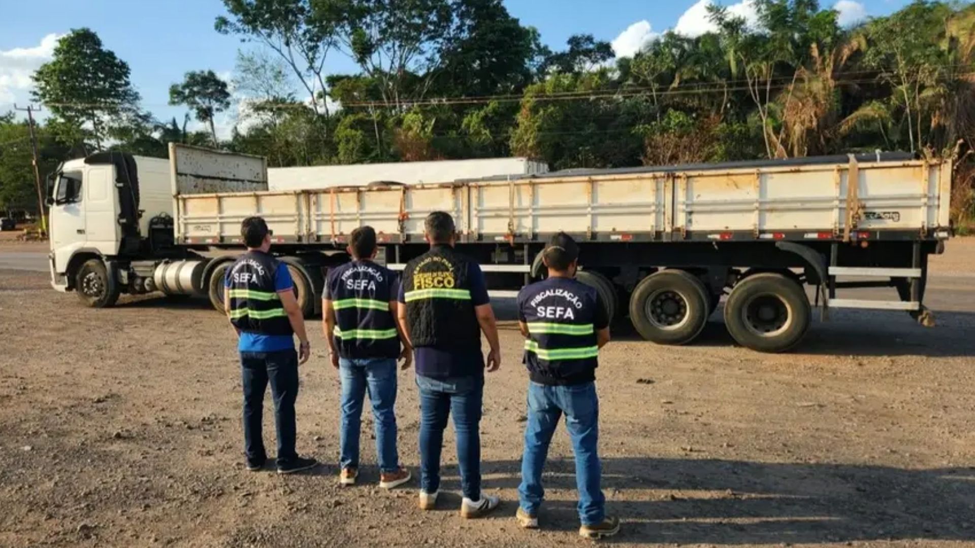 Secretaria de Estado da Fazenda (Sefa) apreendeu uma carga de 24 toneladas de material siderúrgico durante ação de fiscalização realizada na Rodovia Transamazônica.