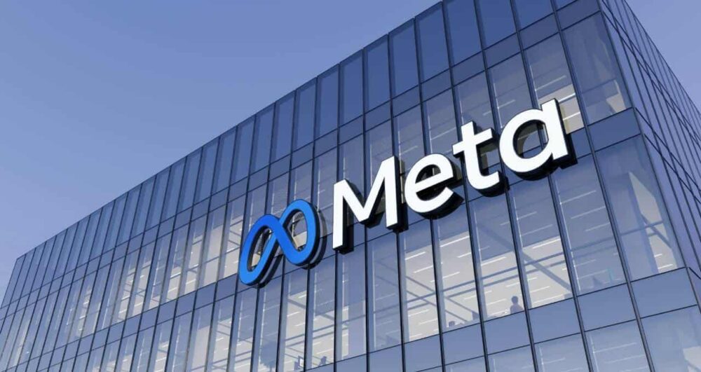 Meta, proprietária do Facebook, Instagram e WhatsApp.