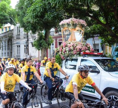 Imagem - Ciclo-Romaria reúne multidão de ciclistas e tem bicampeão da bicicleta mais enfeitada em Belém