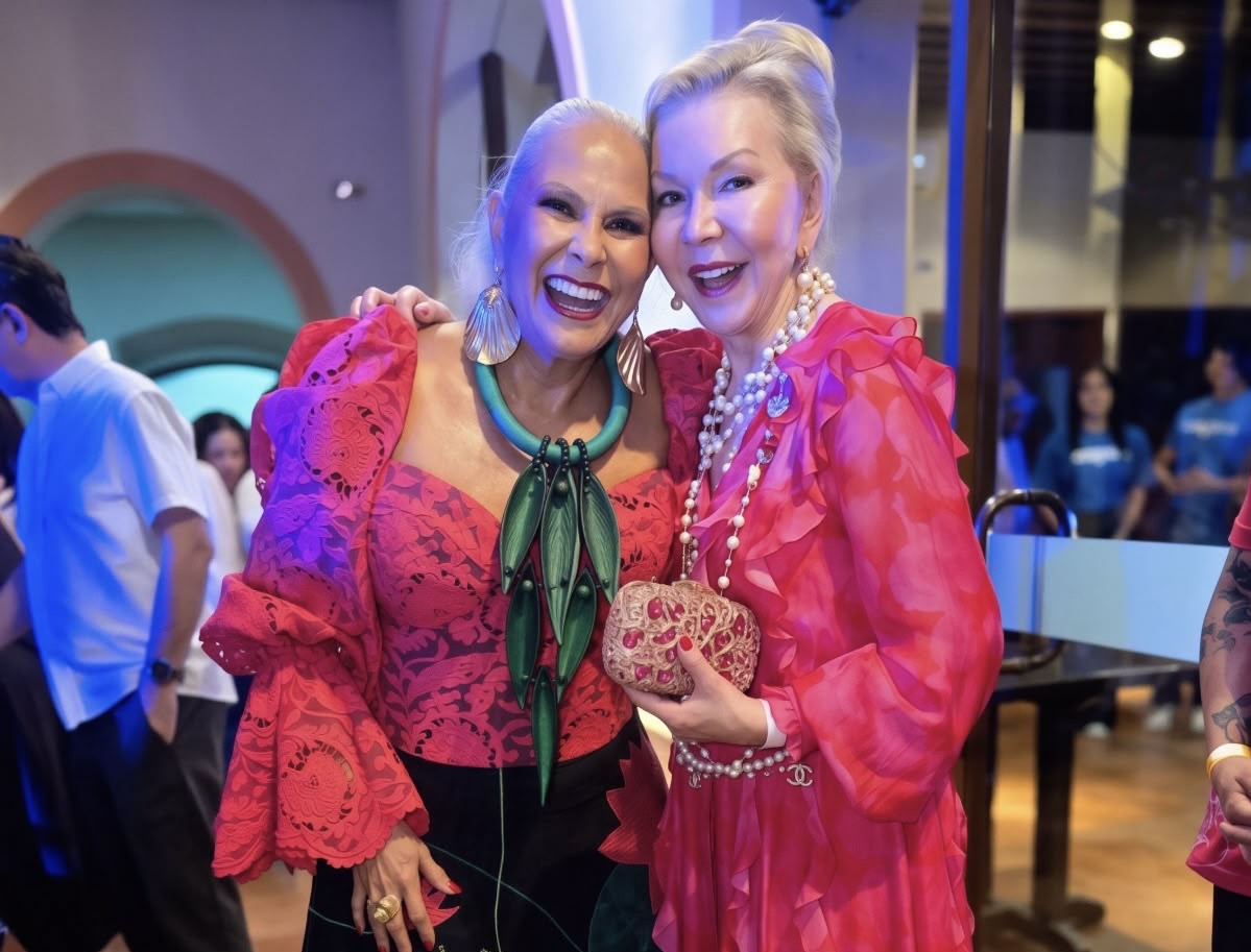 Jutta Seibel, presidente da Cerpa, e Fafá de Belém
