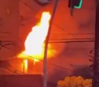 Imagem - Vídeo: Princípio de incêndio atinge hamburgueria no Umarizal, em Belém