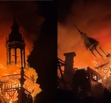 Imagem - Vídeo: prédio histórico desaba após incêndio durante protestos na França