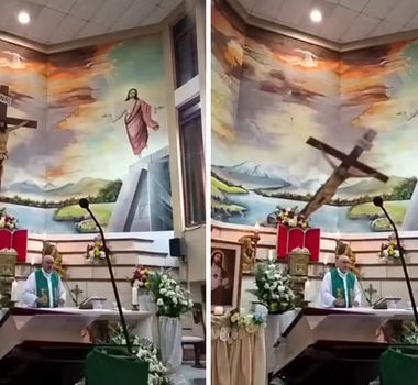 Imagem - Vídeo: padre morre após cruz cair sobre ele durante missa transmitida ao vivo no Equador
