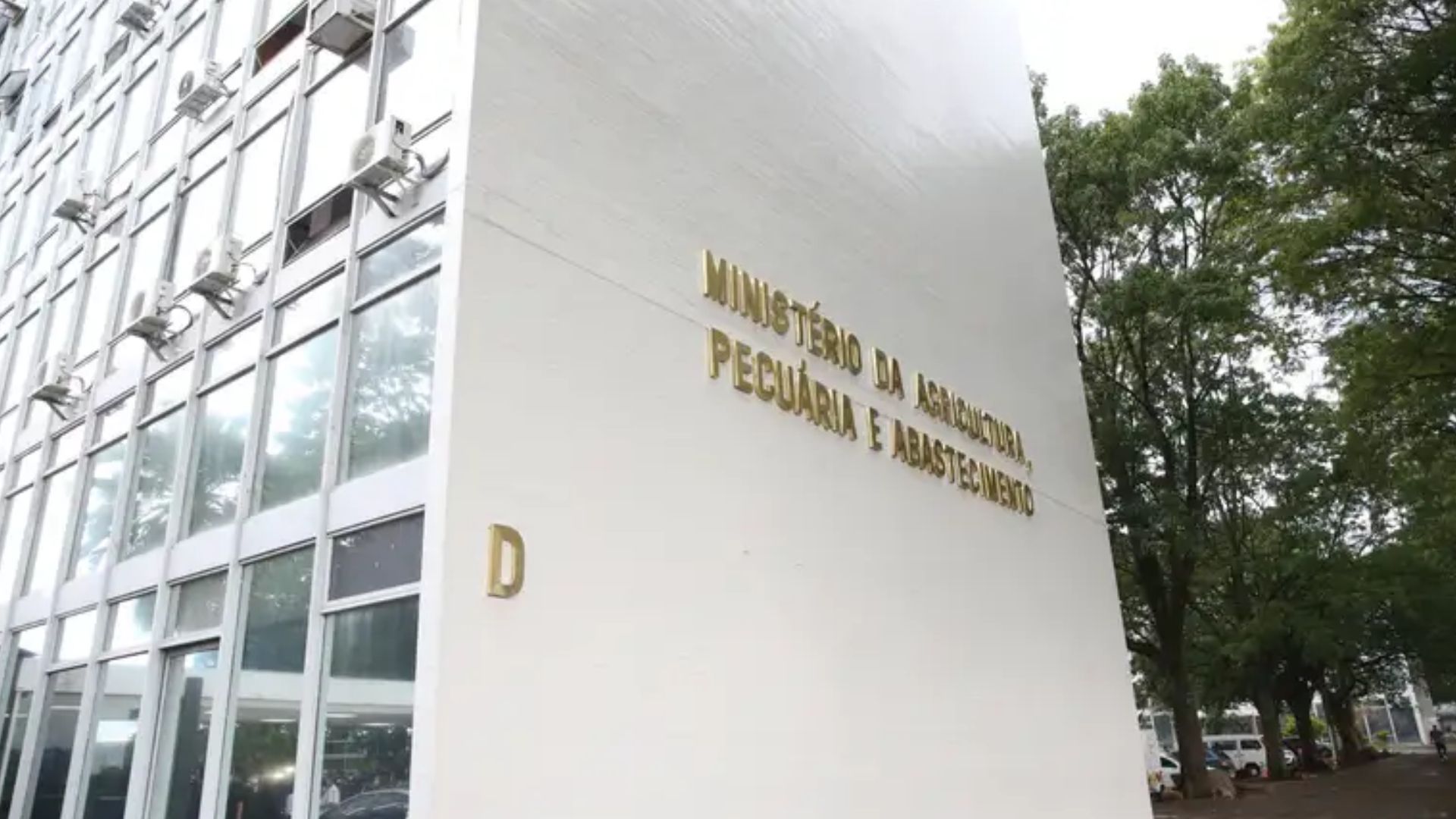 Fachada do Ministério da Agricultura, Pecuária e Abastecimento (Mapa).