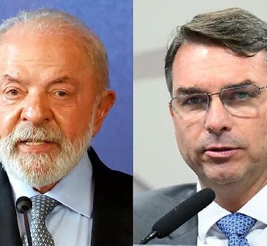 Imagem - Pesquisa AtlasIntel/Bloomberg: Flávio Bolsonaro aparece com 51,1% contra 45,7% de Lula