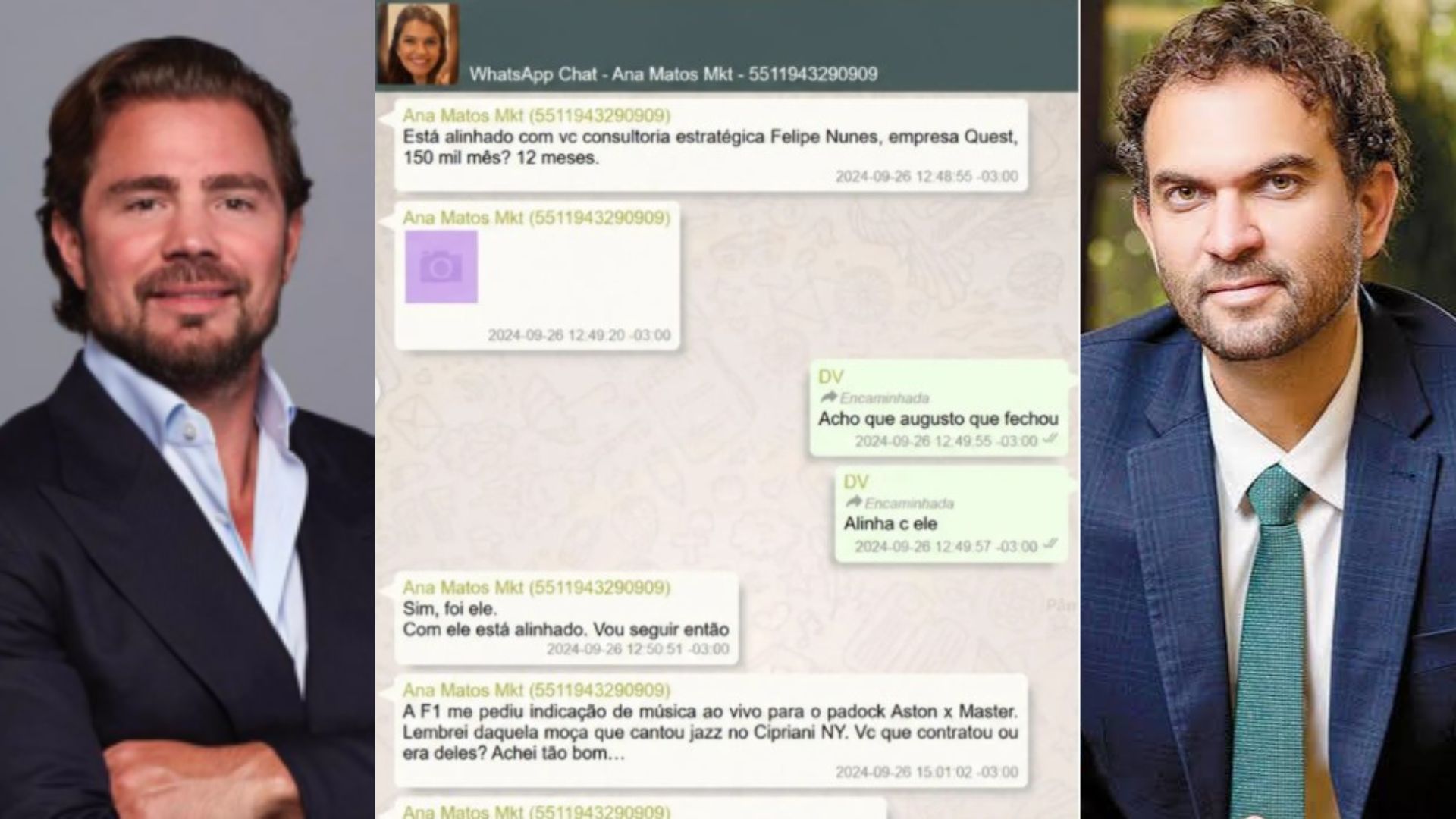 Diálogos extraídos pela PF do celular de Vorcaro apontam acordo de R$ 150 mil mensais com Felipe Nunes, CEO do instituto de pesquisas.