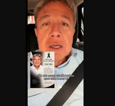 Imagem - ‘Eu não morri’: deputado Iran Lima desmente notícia de falecimento nas redes sociais