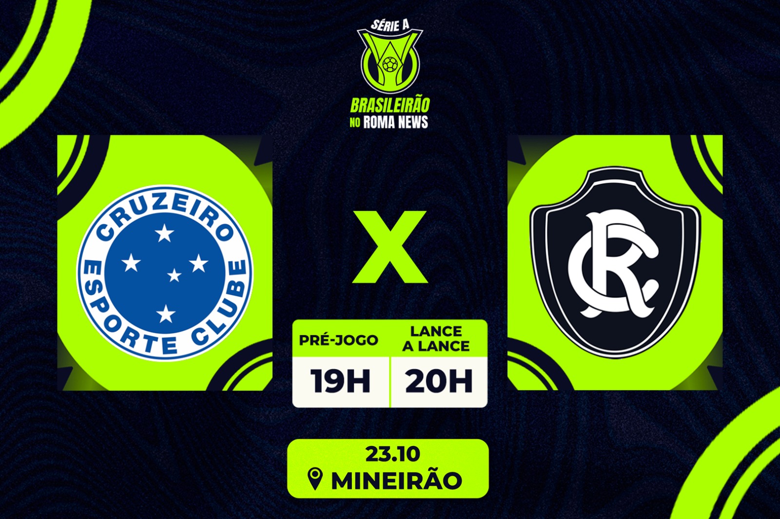 Leão Azul visita a Raposa nesta sexta-feira (23), às 20h, pela 32ª rodada do Brasileirão; enquanto os mineiros defendem posição no G-4, azulinos precisam reagir para seguir na disputa pela permanência na Série A.