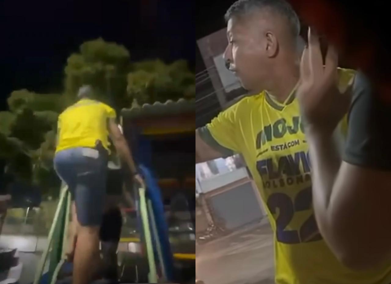 Policial à paisana é flagrado agredindo adolescente em Moju/PA