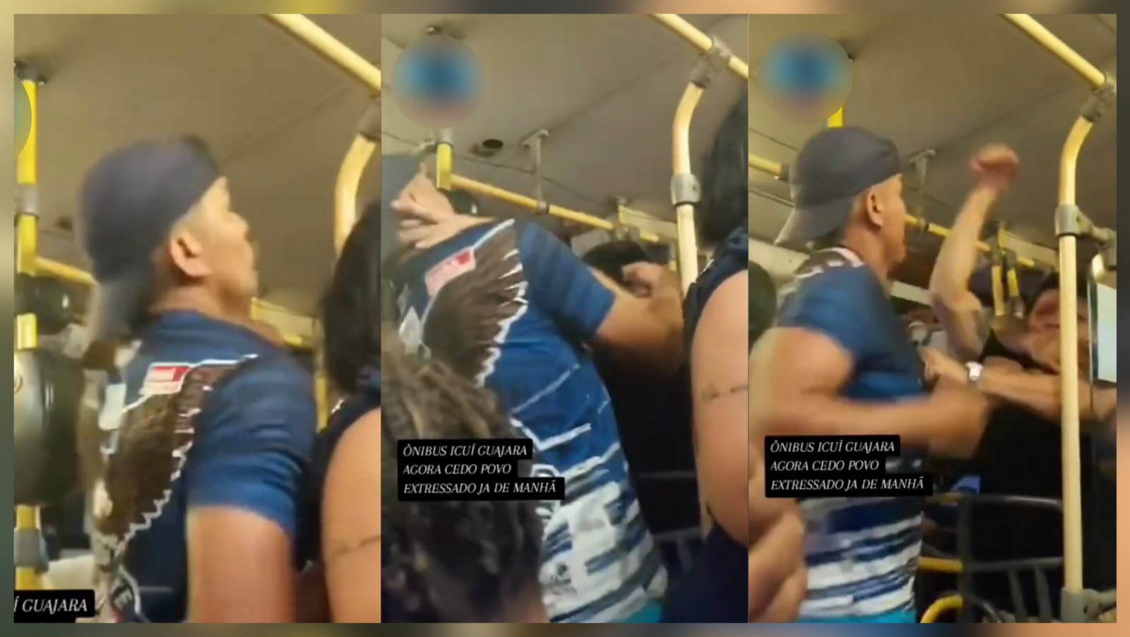 Vídeo mostra discussão entre passageiros dentro de ônibus em Belém; imagens repercutem nas redes sociais. Veja o vídeo.