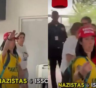 Imagem - Vídeo: Eleitora faz saudação nazista para judeu após deixar seção de votação no RJ