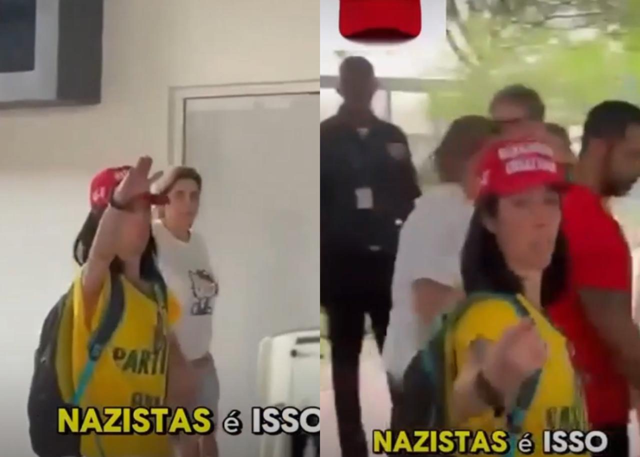 Eleitora faz saudação nazista para judeu após deixar seção de votação no RJ