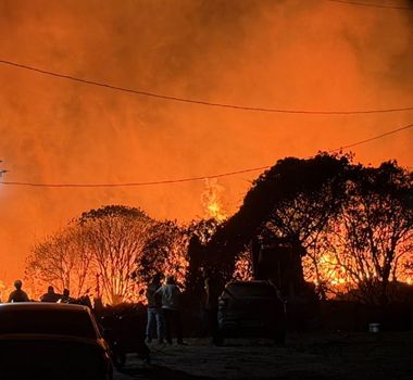 Imagem - Incêndio de grandes proporções atinge serraria em Portel e mobiliza moradores