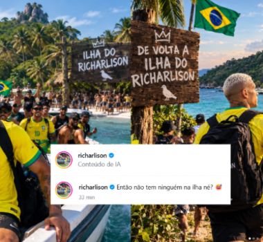 Imagem - Richarlison ironiza suposta saída de Flávio Bolsonaro do Brasil: “Não tem ninguém na ilha?”