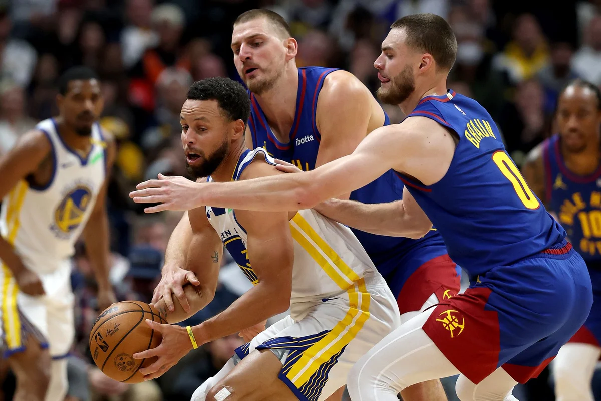 Armador marca 24 pontos sem errar nenhuma tentativa de quadra na vitória por 134 a 114 sobre o Denver Nuggets; brasileiro Gui Santos também se destaca.