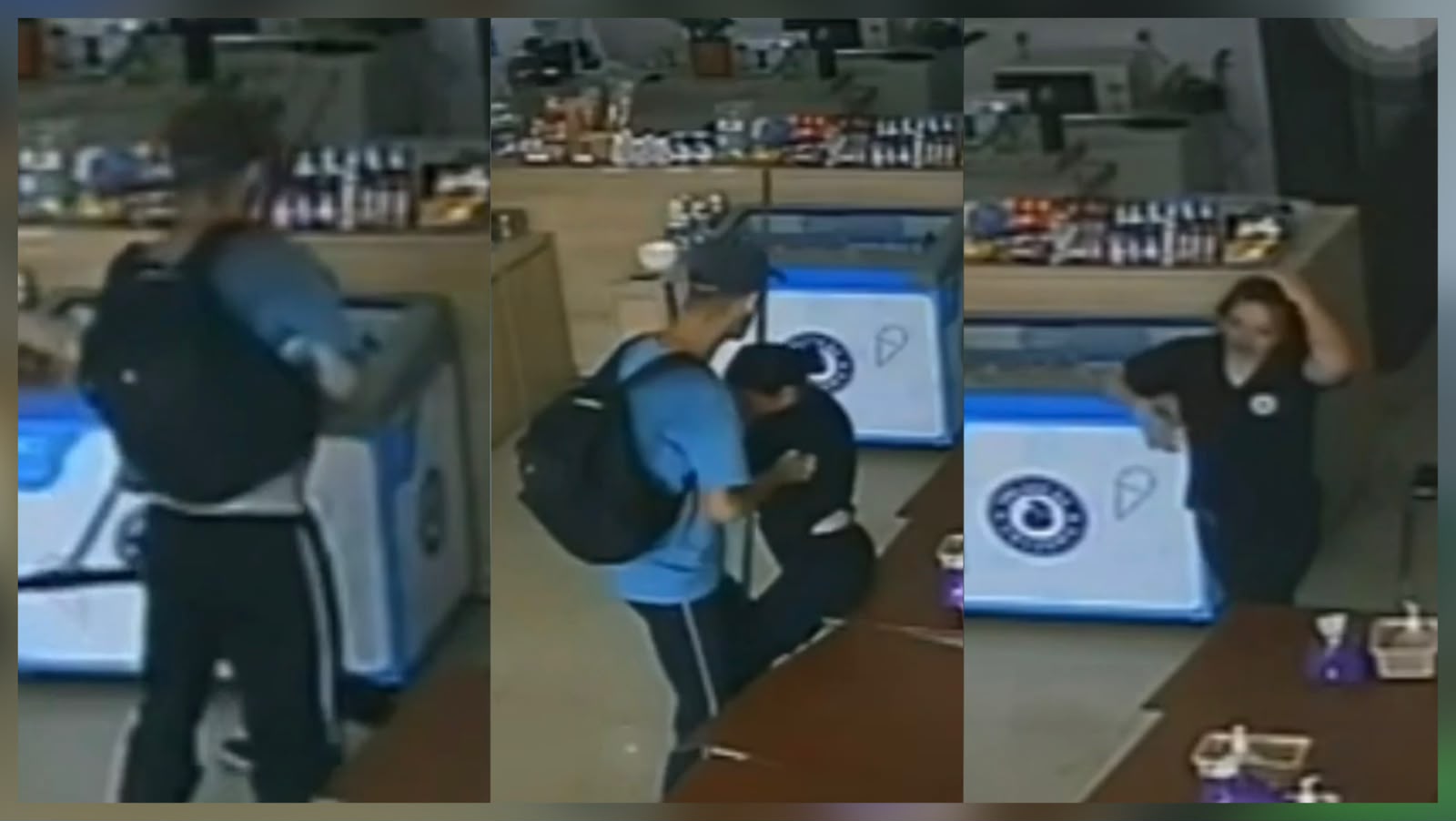 Suspeito teria entrado em uma sorveteria armado com uma faca e tentado forçar relações sexuais com a trabalhadora. Polícia considerou o caso legítima defesa.