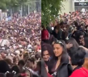 Imagem - Momentos antes do show, fãs do BTS formam filas gigantes e lotam entorno de estádio em São Paulo