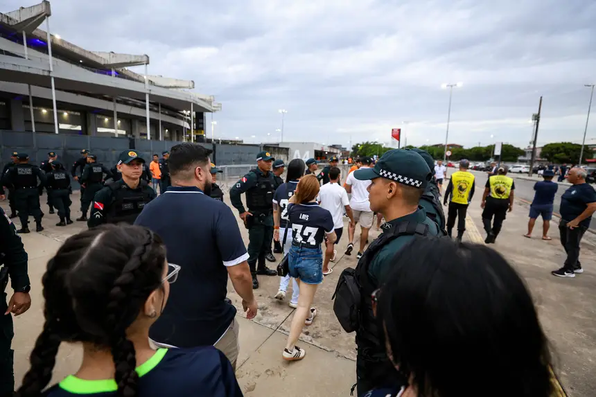 600 agentes são mobilizados para garantir a segurança durante partida entre Remo e Botafogo