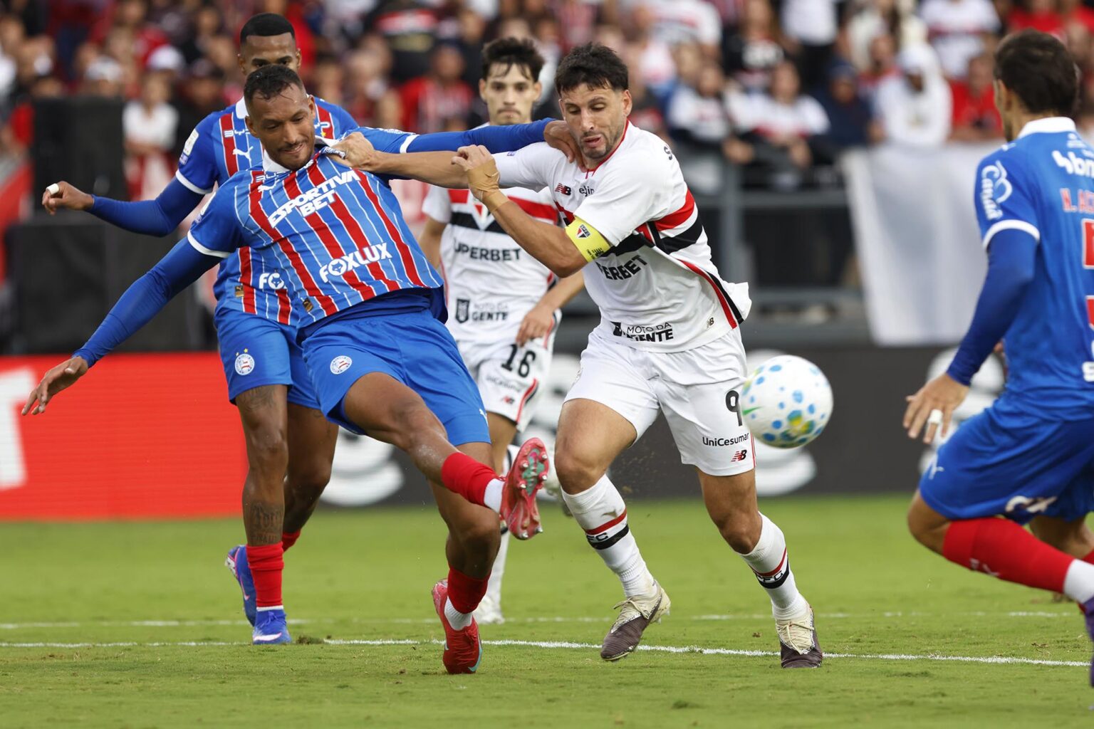 Bahia x São Paulo: jogo pelo Brasileirão -