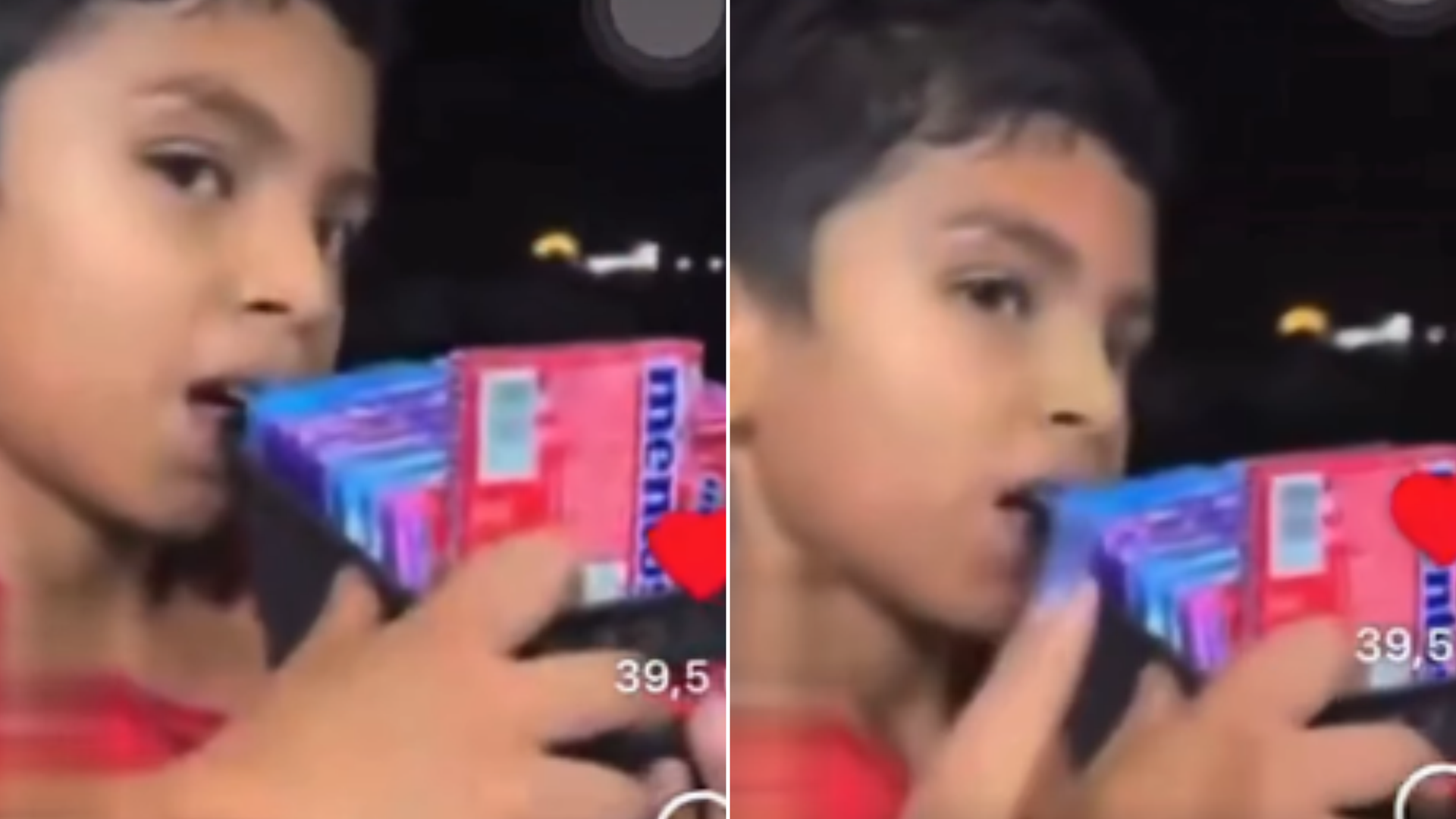 Menino identificado como Matheus.