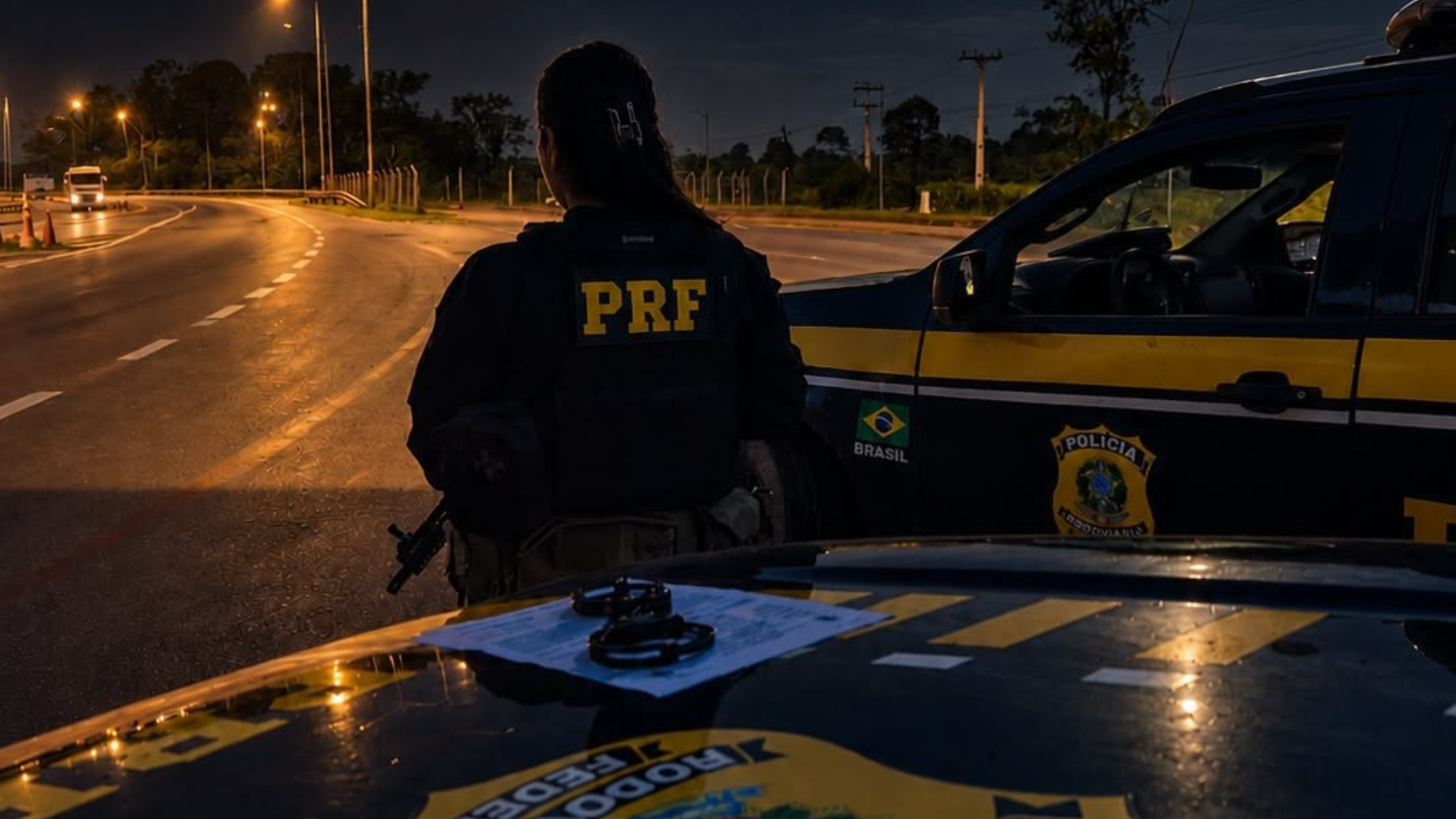 Polícia Rodoviária Federal (PRF) cumpriu dois mandados de prisão durante fiscalizações realizadas no km 635 da BR-163.