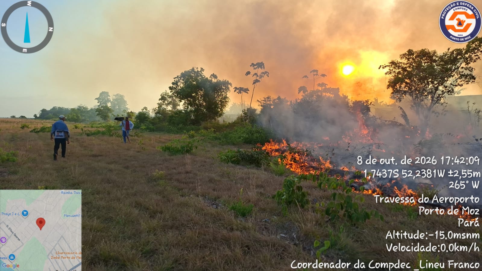 Decreto municipal aponta incêndios florestais, seca dos rios e dificuldades de abastecimento de água entre os impactos da estiagem. Medida terá validade de 180 dias.