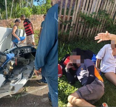Imagem - Vídeo: Avião de pequeno porte cai em rua de Murinin, em Benevides
